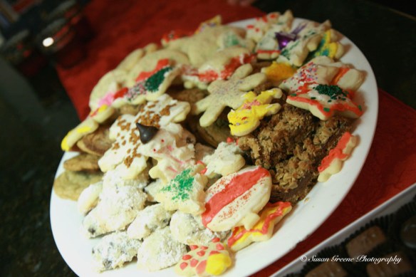 holiday cookie platter