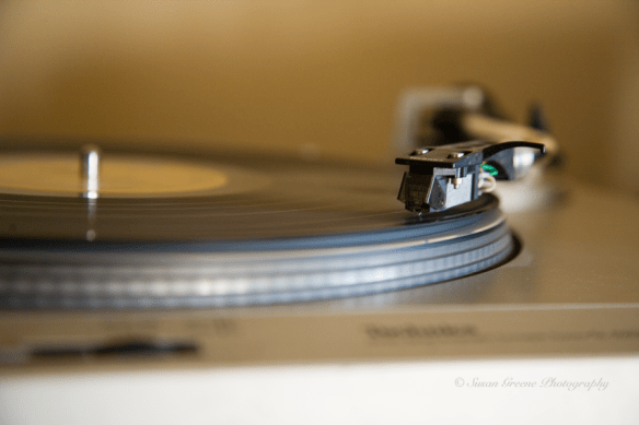 turntable, record player